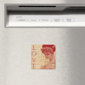Antike Liebe Letter Magnet (In Situ (Geschirrspüler))
