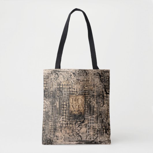 Antike Liebe Romantischer Gothic Tasche (Vorderseite)