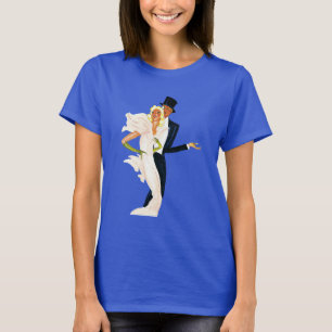 Antike Liebe und Romantik, modernes Brautpaar T-Shirt