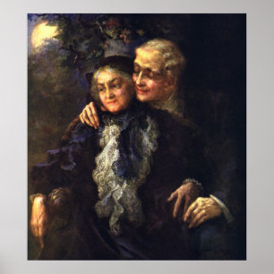 Antike Liebe und Romantik, romantische viktorianis Poster