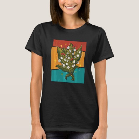 Antike Lilienblume T-Shirt (Vorderseite)