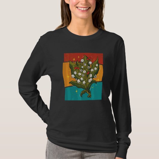 Antike Lilienblume T-Shirt (Vorderseite)
