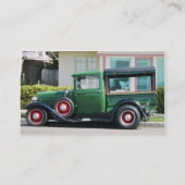 Antike LKW-Visitenkarten Visitenkarte (Rückseite)