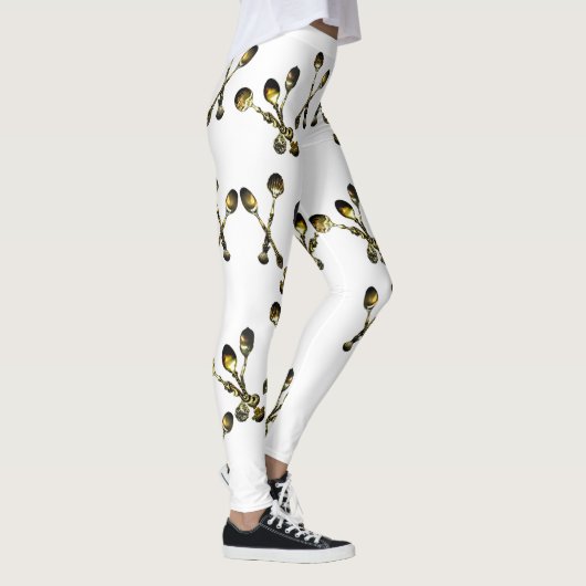 Antike Löffel Leggings (Rechts)