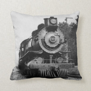 Antike Lokomotive Dampflokomotive 7373 Eisenbahn Kissen