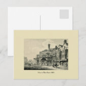 Antike London 1800 Fleet Street Postkarte (Vorne/Hinten)
