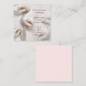 Antike Lotus Blume Empfang Umschließung C Begleitkarte (Vorne/Hinten)