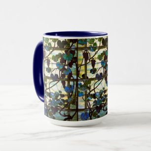 Antike Louis Comfort Tiffany Weinrebe Tasse