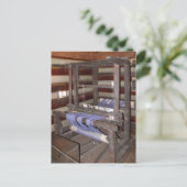 Antike Lounge Postkarte (Stehend Vorderseite)