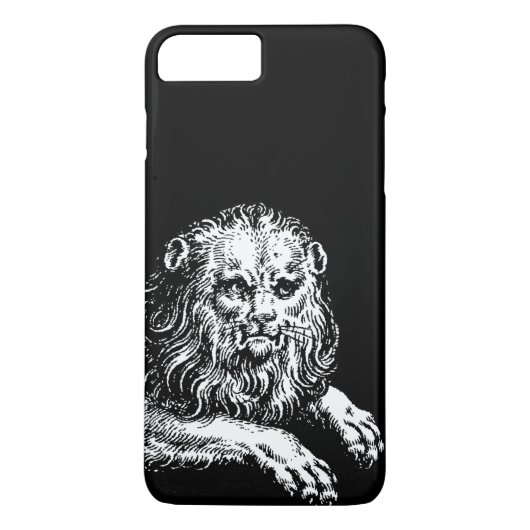 Antike Löwengravur Case-Mate iPhone Hülle (Rückseite)