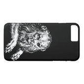 Antike Löwengravur Case-Mate iPhone Hülle (Rückseite (Horizontal))