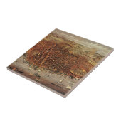 Antike Luftkarte von San Francisco, Kalifornien Fliese (Seite)