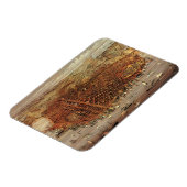 Antike Luftkarte von San Francisco, Kalifornien Magnet (Linke Seite)