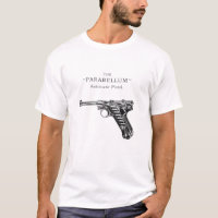 Antike Luger "Parabellum" Pistole Diagramm