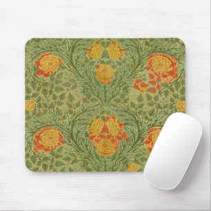Antike Mackmurdo Rose und Blatt Blumengestaltung Mousepad