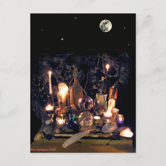 Antike Magie Postkarte (Vorderseite)