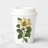 Antike Magnolie Pappbecher (Rückseite)