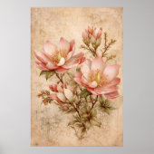 Antike Magnolie Poster (Vorne)