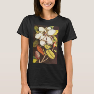 Antike Magnolienblüten Pflanze mit Samen T-Shirt