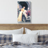 Antike Malerei der Ritterdame Leinwanddruck (Insitu (Schlafzimmer))