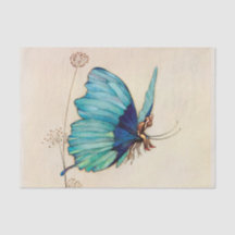Antike Märchen Schmetterling Fee Decoupage