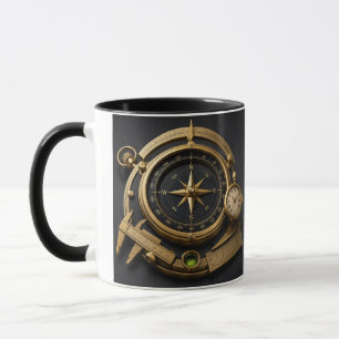 Antike maritim Kompass Navigationsinstrumente .. Tasse