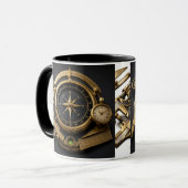 Antike maritim Kompass Navigationsinstrumente .. Tasse (Vorderseite Links)