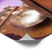 Antike maritime Navigationsinstrumente Poster (Ecke)