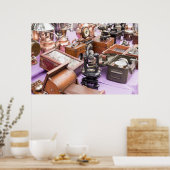 Antike maritime Navigationsinstrumente Poster (Küche)