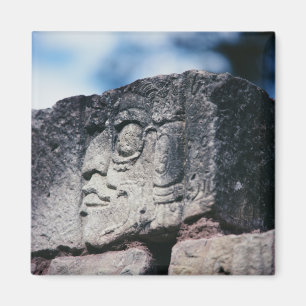 Antike Maya-Ruinen Foto Designfarbe Magnet