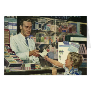 Antike Medizin, Apotheker und Mädchen in der Apoth