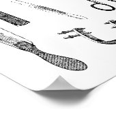 Antike medizinische Instrumente Poster (Ecke)