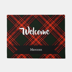 Antike Menzies Hunting Tartan Plädoyer Fußmatte
