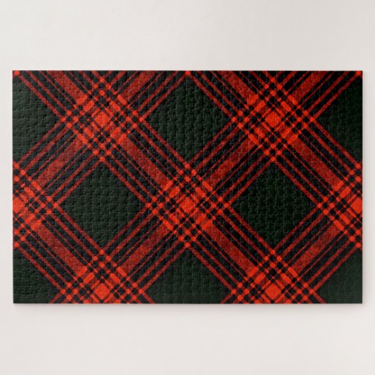 Antike Menzies Hunting Tartan Plädoyer Puzzle (Horizontal)