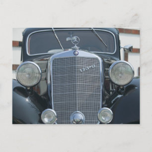 antike Mercedes 2 Postkarte