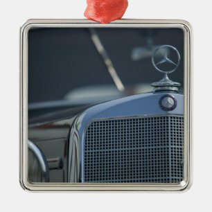 antike Mercedes 4 Ornament Aus Metall