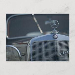 antike Mercedes 4 Postkarte
