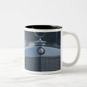 antike Mercedes 4 Zweifarbige Tasse