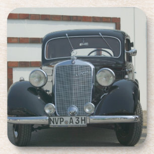 antike Mercedes Getränkeuntersetzer