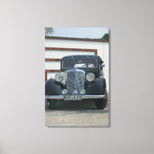 antike Mercedes Leinwanddruck (Vorderseite)
