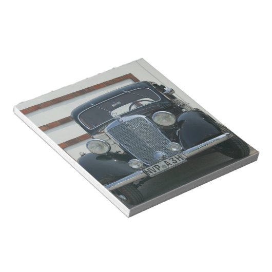 antike Mercedes Notizblock (angewinkelt)