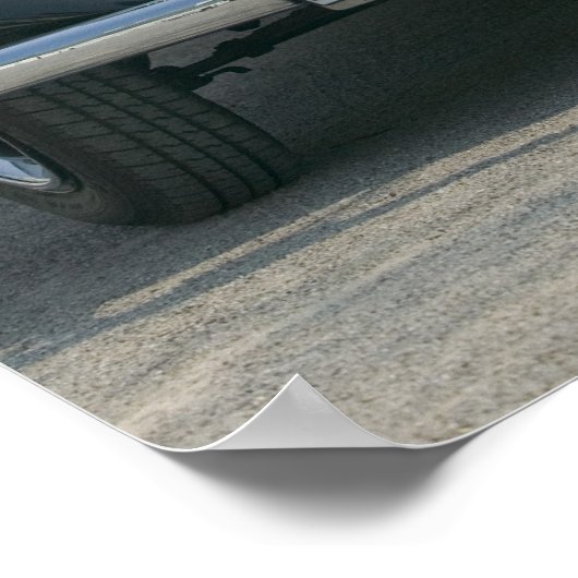 antike Mercedes Poster (Ecke)