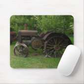 Antike Metallrad-Traktoren Mousepad (Mit Mouse)