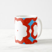 Antike mexikanische talavera Keramik. Grafikdesign Kaffeetasse (VorderseiteRechts)