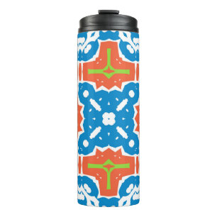 Antike mexikanische talavera Keramik. Vintag nahtl Thermosbecher