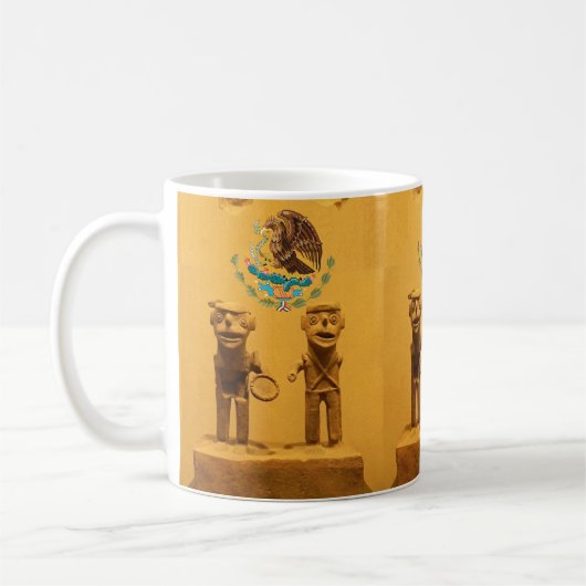 Antike Mexiko-Tasse Kaffeetasse (Links)