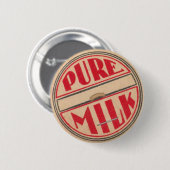 Antike Milchflaschen-Verschlusskappe Button (Vorne & Hinten)