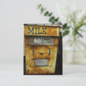 Antike Milchmaschine Postkarte (Stehend Vorderseite)