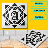 Antike mittelalterliche Schrift Fliese