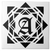 Antike mittelalterliche Schrift Fliese (Vorderseite)